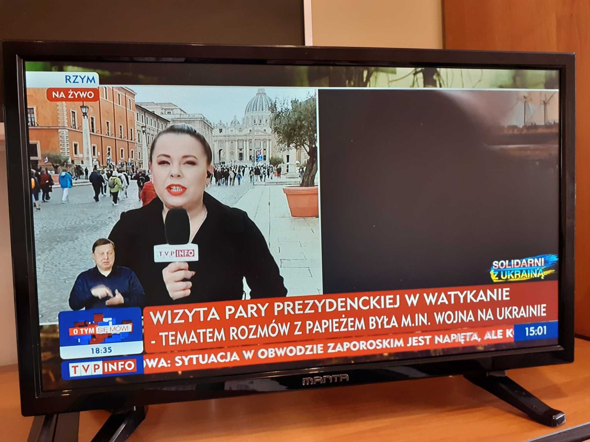 TV 19 " do zakładu karnego z wbudowanym tunerem T-2 HEVC