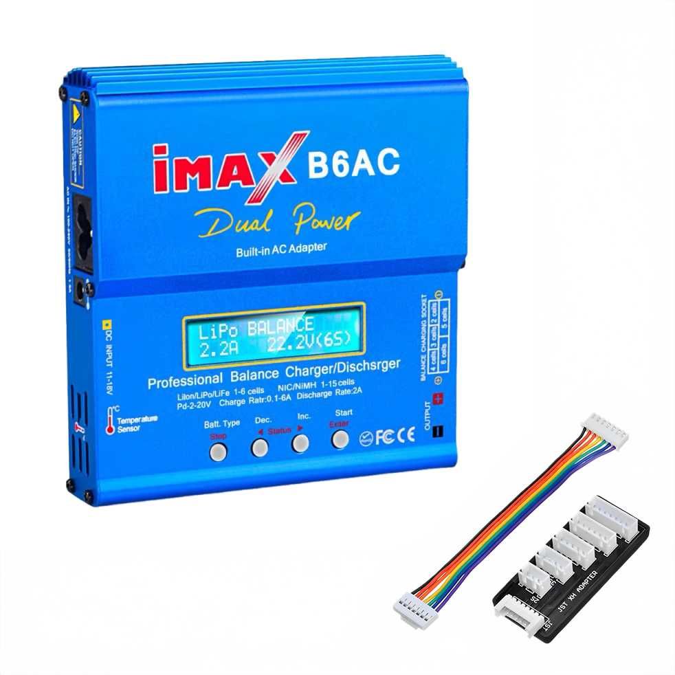 Зарядное устройство IMAX B6AC (80W 6A) с балансировочной платой 2S-6S