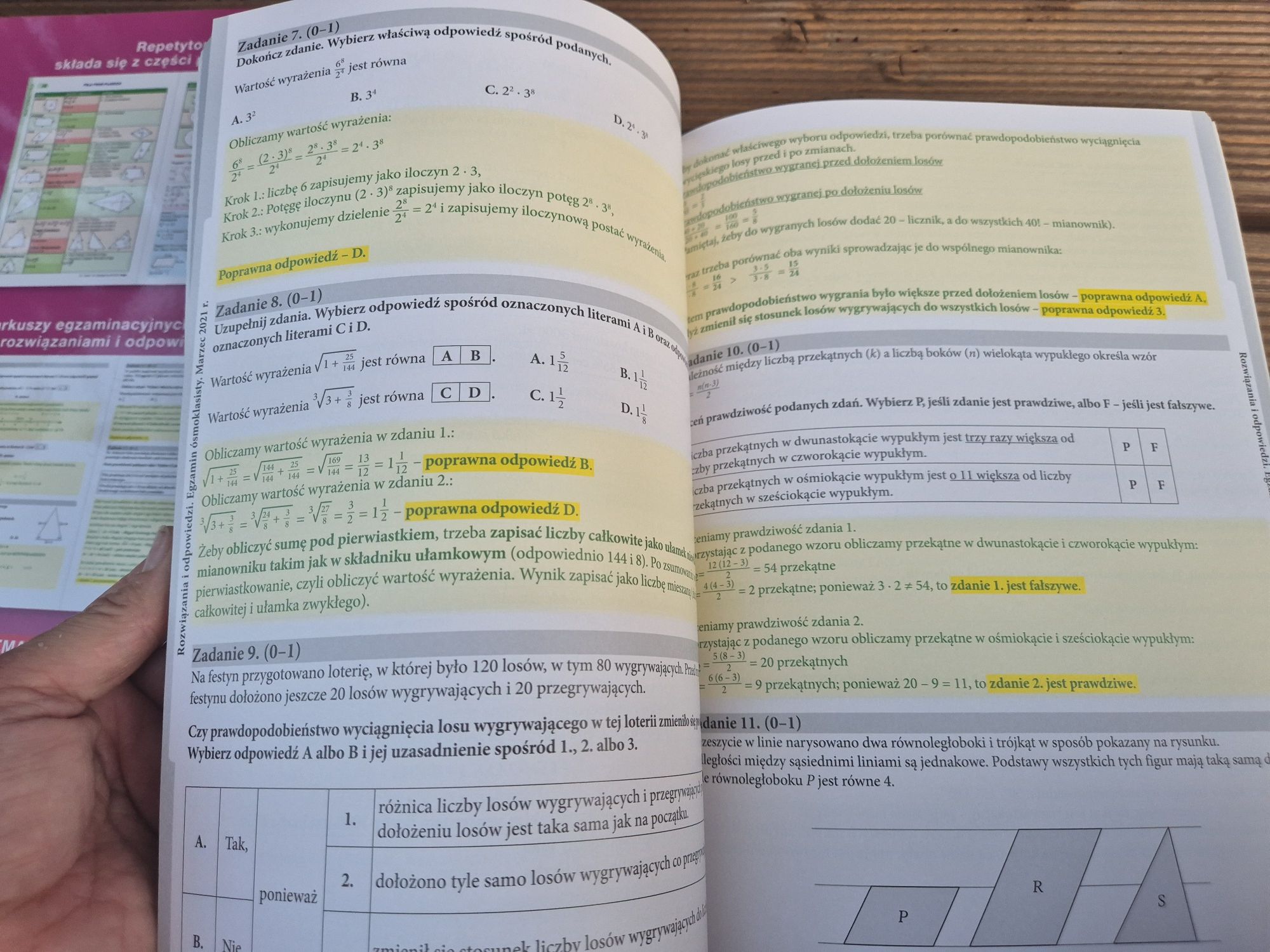 Egzamin ósmoklasisty MATEMATYKA 8 klasa repetytorium testy zestaw