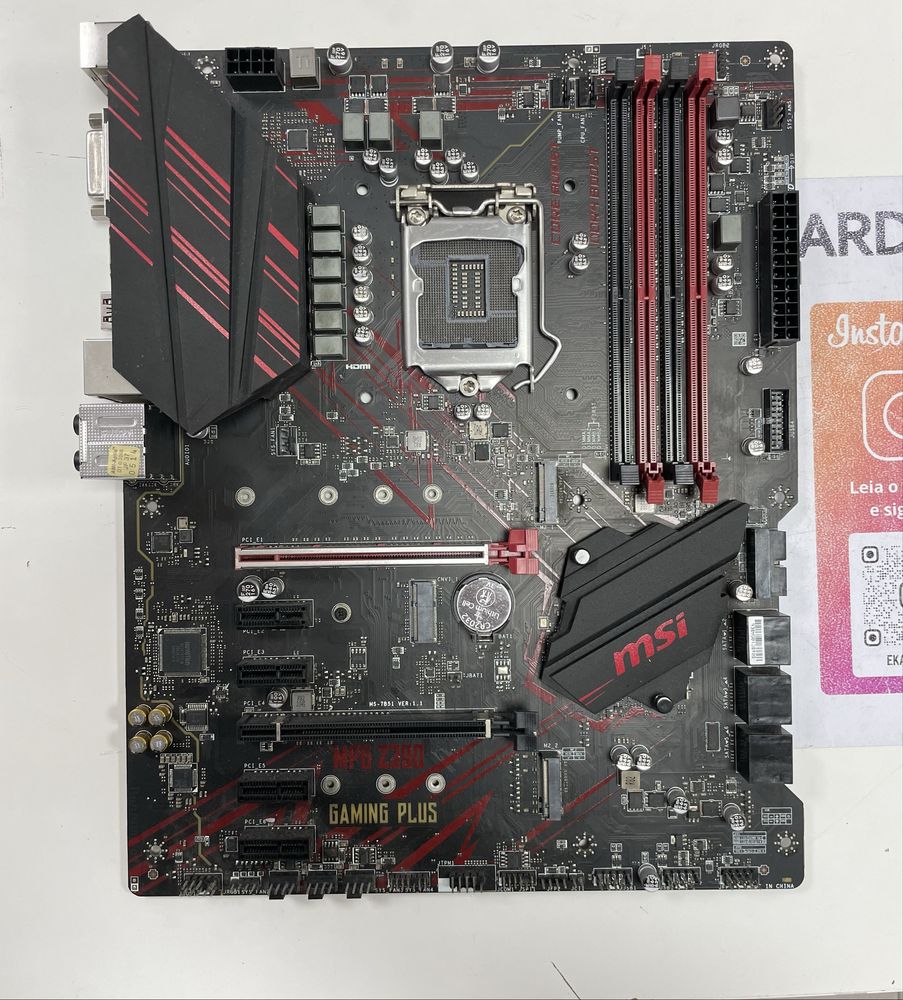 Motherboard MSI MPG Z390 GAMING PLUS