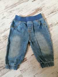 Spodnie  joger jeans 62/68