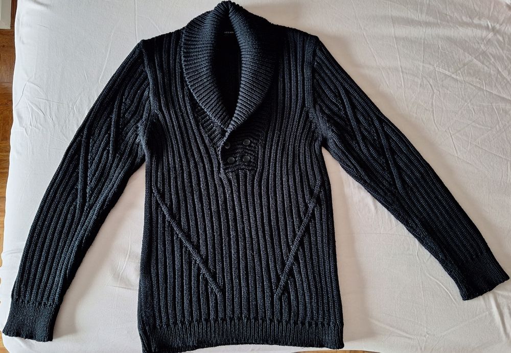 Camisola preta inverno da marca Azzaro M/L