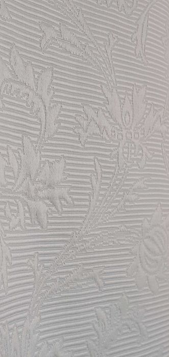 Zasłony długie białe wzór tłoczony Ikea Blecliva
