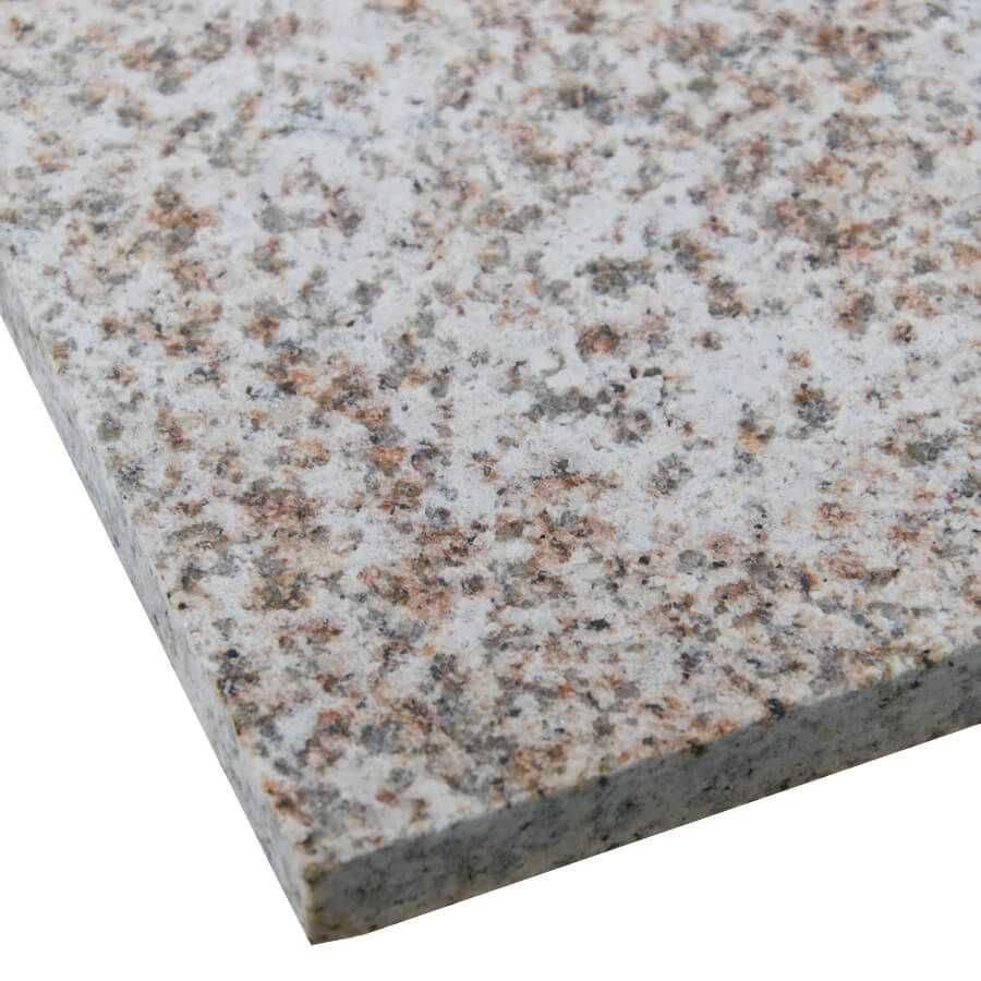 Granit Yellow Pink, Stopnica Granitowa 150x33x2, Płomieniowana, Nowa!