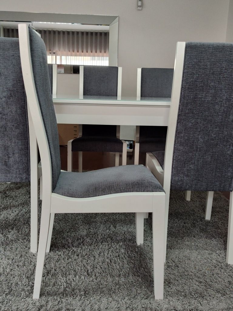 Conjunto de Sala com mesa e 6 cadeiras