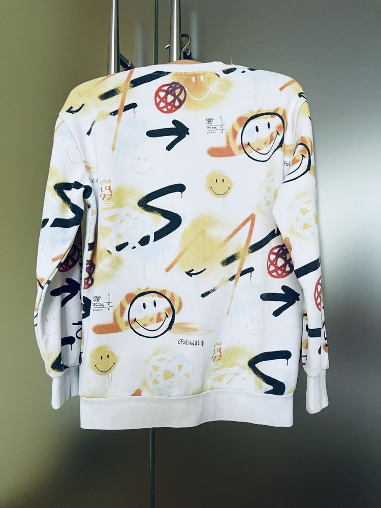 Bluza CROPP rozmiar S kolorowy nadruk