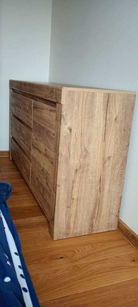 Komoda dąb BRW holten 156cm
