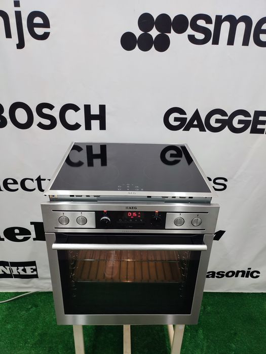 Комплект під забудову духовка+індукційна поверхня AEG Німеччина