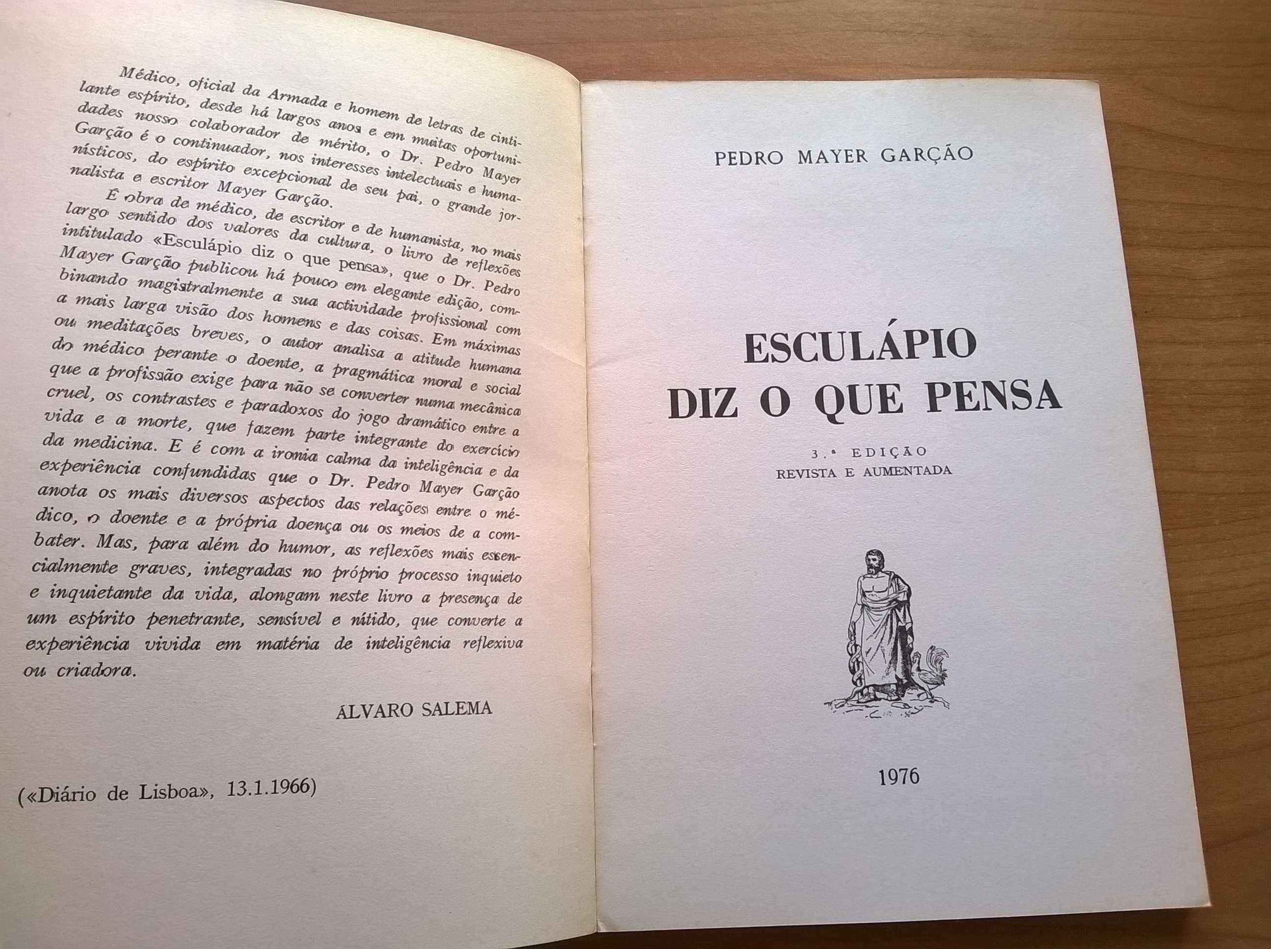 Esculápio Diz o que Pensa - Pedro Mayer Garção