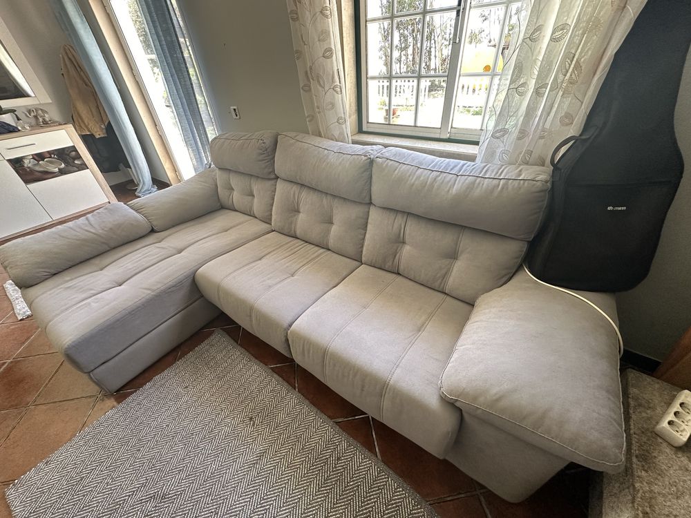 Sofa em L (vira sofa cama) 400€negociavel