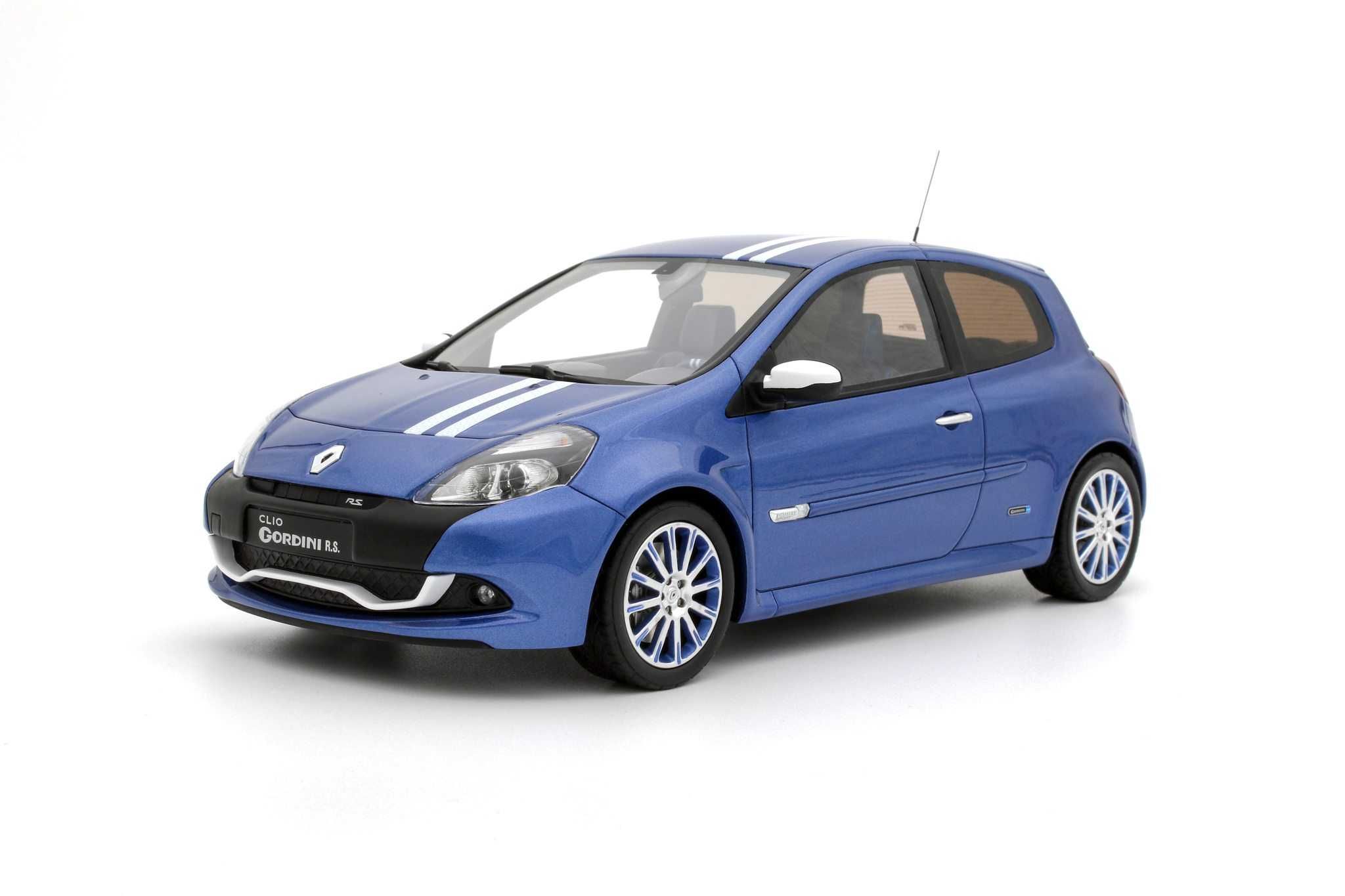 Model 1:18 Otto Renault Clio 3 RS Gordini 2012 blue metallic