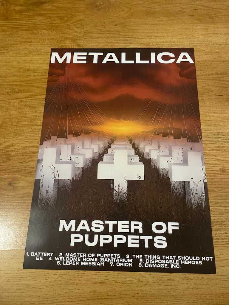 plakat metallica - master of puppets