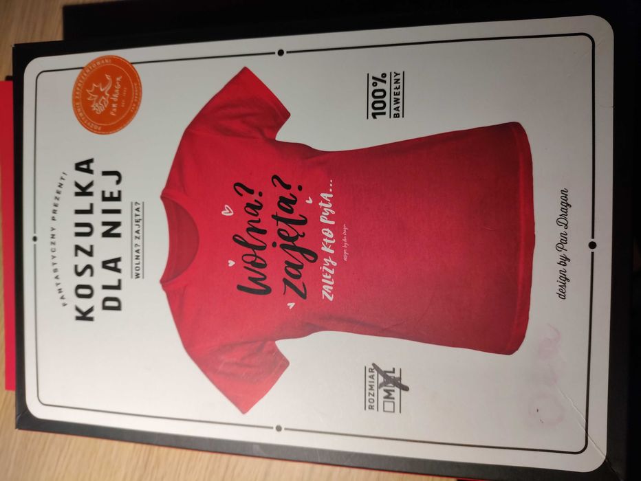 Zabawna bawełniana koszulka damska na prezent!