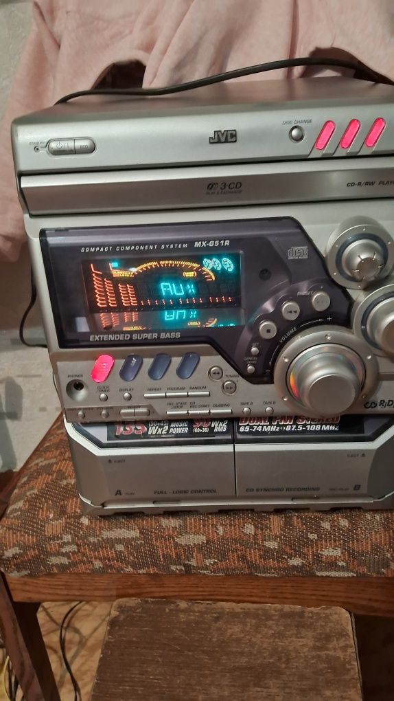 JVC MX G51R. Без динаміків та пульта. музичний центр.