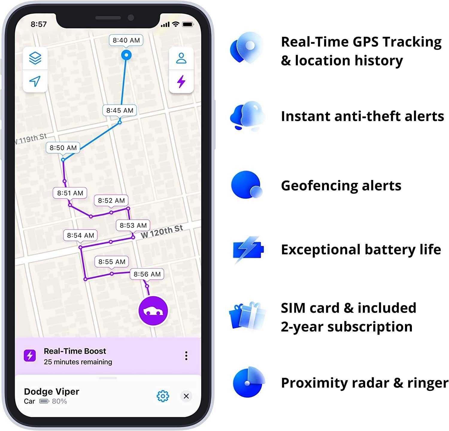 GPS трекер Invoxia Real Time GPS Tracker