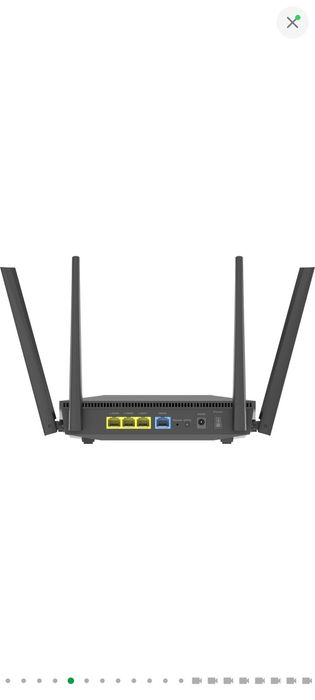 Маршрутизатор (роутер)ASUS RT-AX52 WiFi 6/ AX1800 / 1 Гбит/с