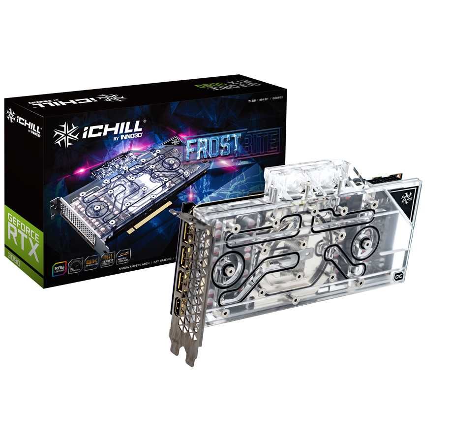 Inno3D GeForce RTX 3090 iCHILL Frostbite - 24GB GDDR6X RAM