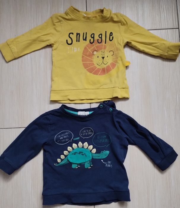 Bluza, bluzka, swetr r. 74, -9 sztuk