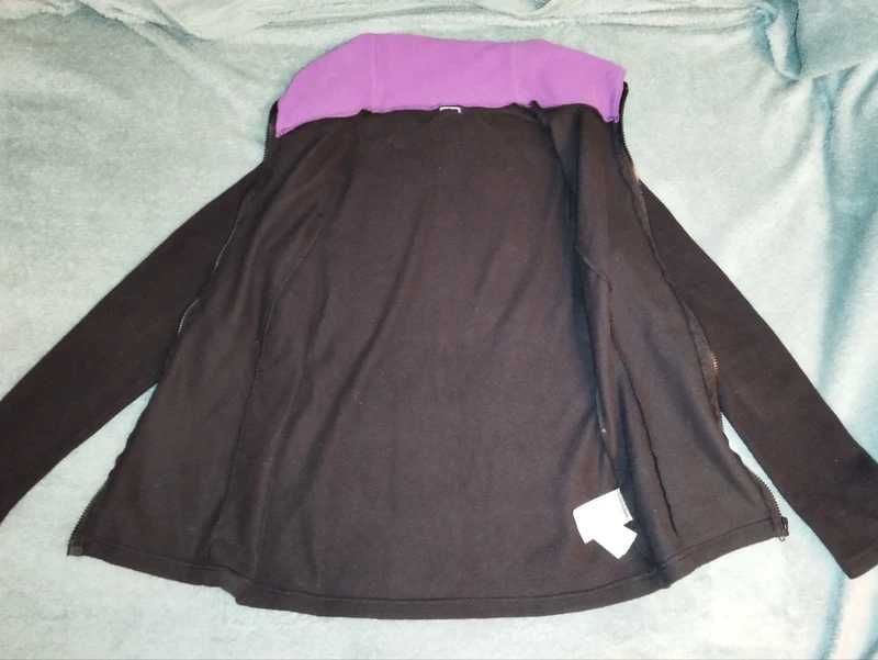 Cienki polar z kołnierzem Quechua