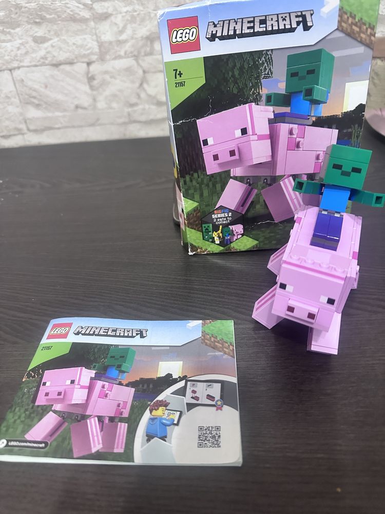 Minecraft bigfig lego 21157 komplet