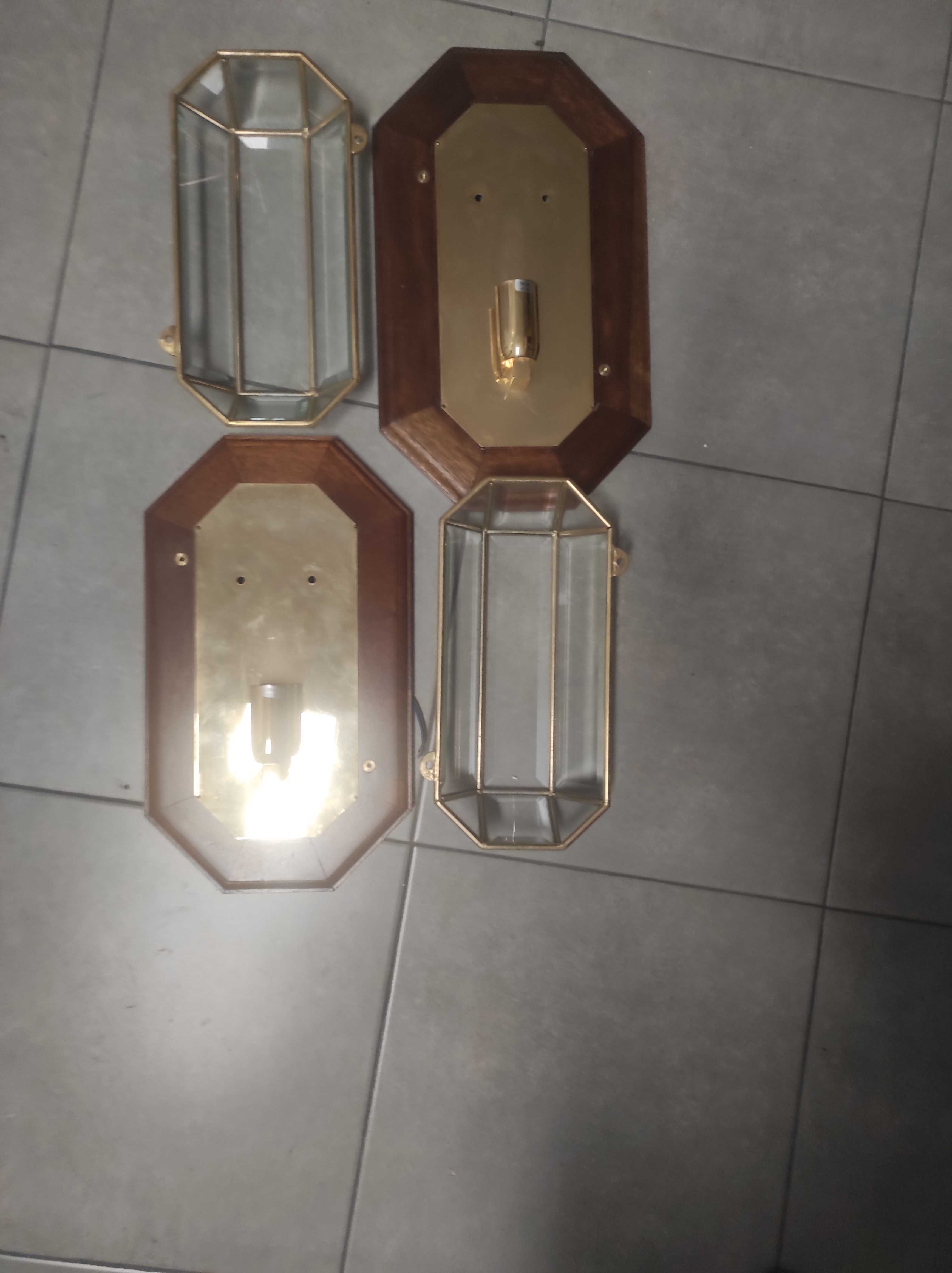 Candeeiro octogonal rectangular