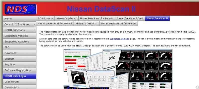 Диагностический сканер Nissan NISSCOM  (Nissan 2001–2008)