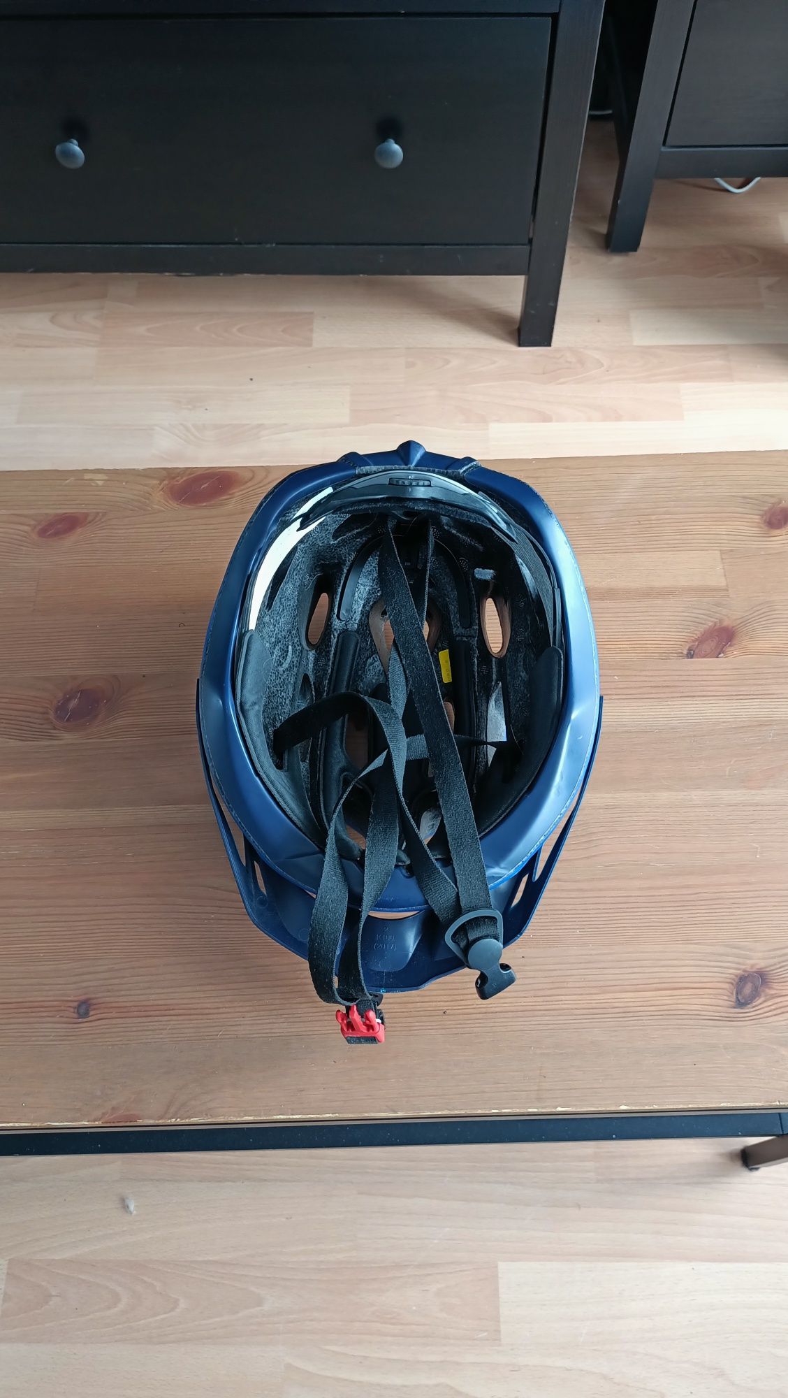 Kask rockrider na rower  53-59cm niebieski