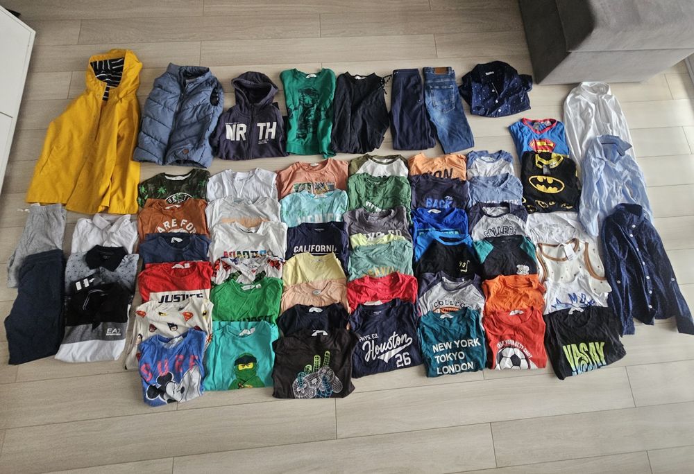 Mega paka 60 sztuk ubrań 134/140