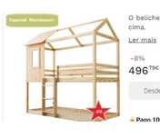 Negociável - Beliche casa montessori