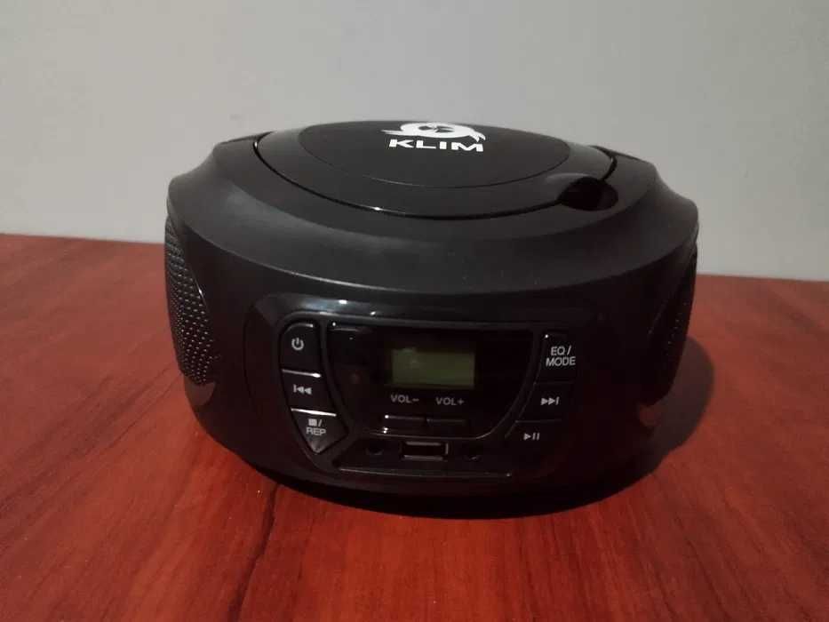 Radio Klim Boombox Nowe z Bluetooth AUX USB wysyłka gratis