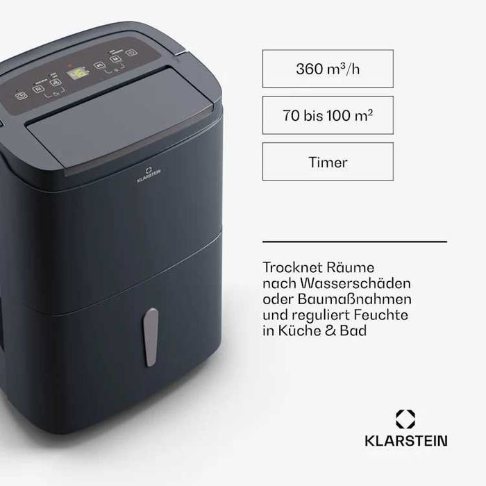 Осушитель воздуха осушувач повітря Klarstein DryFy Connect 50L Wi-Fi
