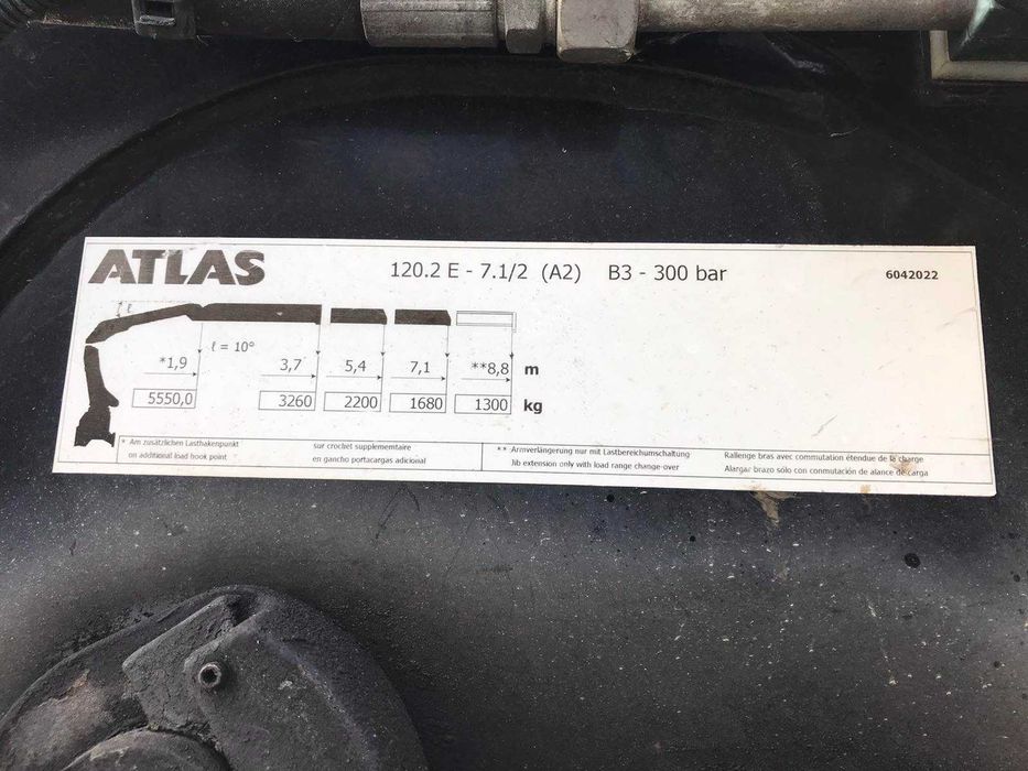 кран маніпулятор Даф