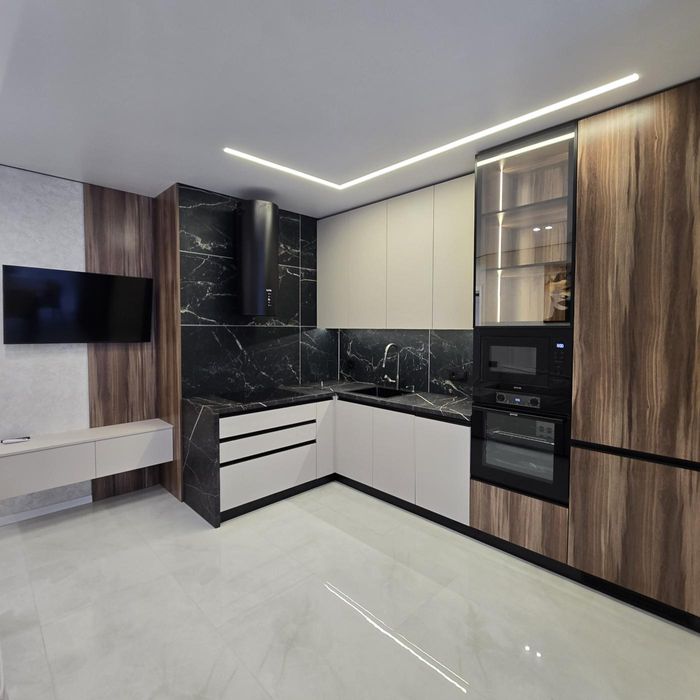 МАНХЕТТЕН/ОЗЕРО/стильна квартира з кухнею-студією