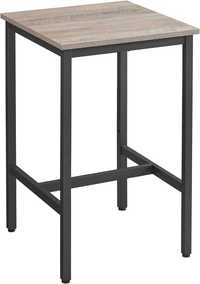Stół kuchenny Vasagle kwadratowy czarny 60 x 60 x 90 cm