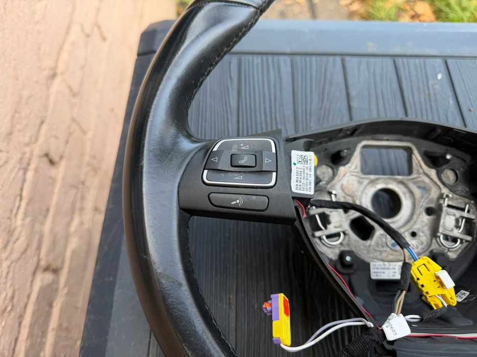 kierownica passat b6 cc skóra trojramienna