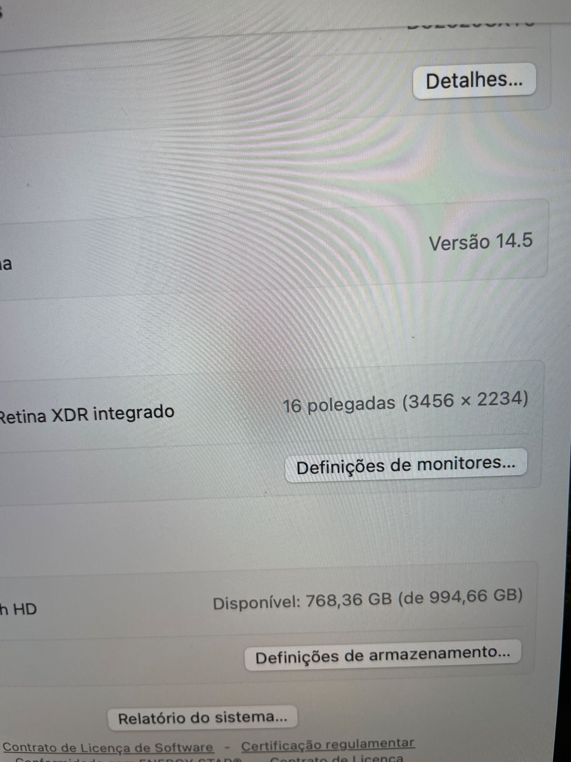 Apple Macbook Pro M1 de 16” com 3 anos de garantia e seguro
