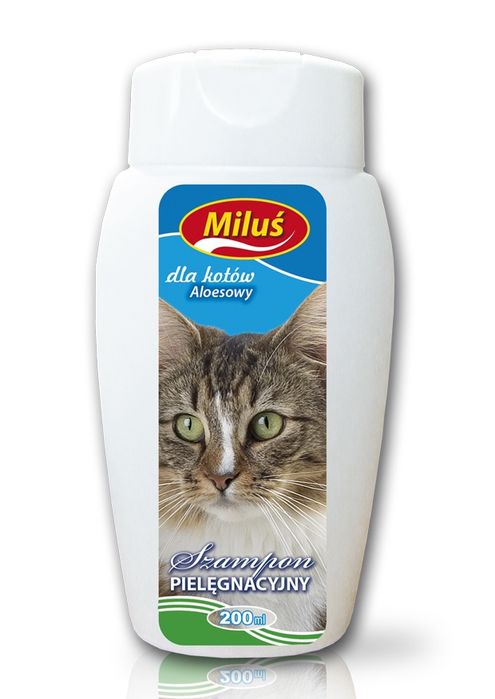Miluś Szampon Pielęgnacyjny dla kotów z Aloesem 200 ml
