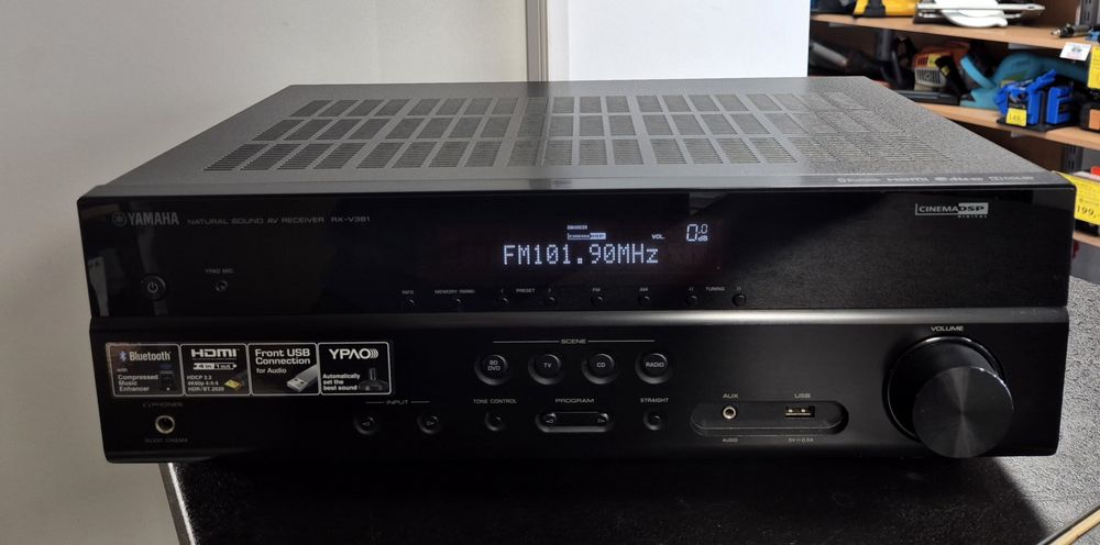 Amplituner YAMAHA RX-V381 BT, Komis Jasło Czackiego