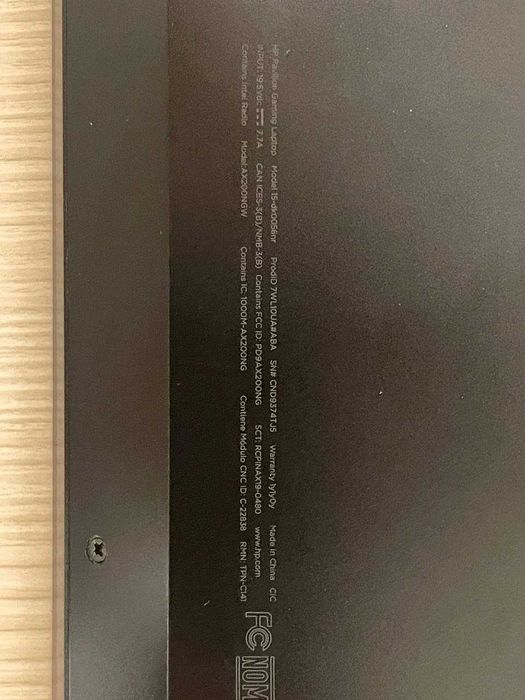 Ноутбук ПІД РЕМОНТ HP Pavilion Gaming 15-dk0056nr