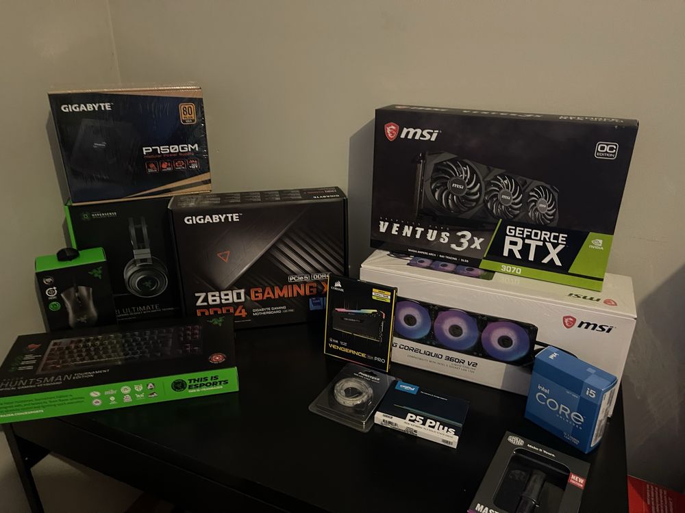 Setup Gaming Completo | RTX 3070 | i5-12600k | Monitor 144Hz