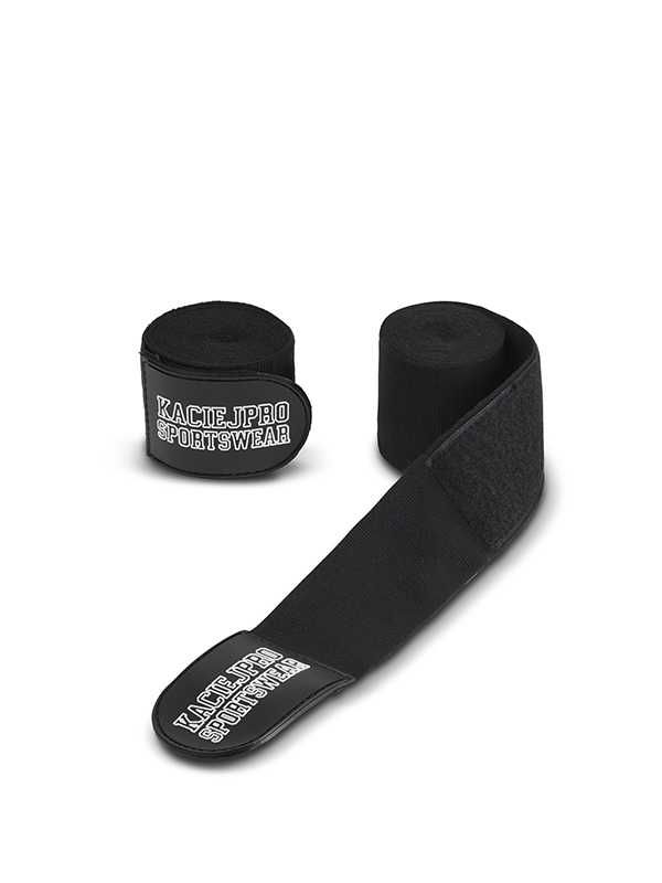 Bandaże bokserskie Pro Series 4m czarne elastyczne