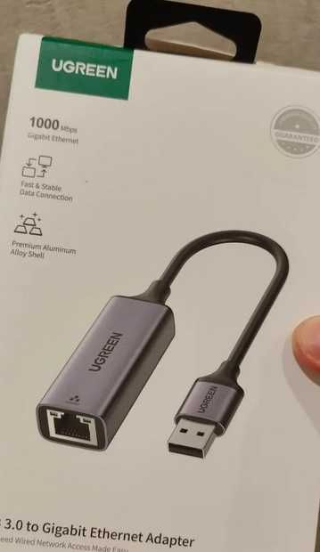 Мережевий адаптер Ugreen USB 3.0 to Gigabit RJ-45 Ethernet  (CM209)
