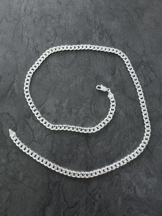 Łańcuszek męski srebrny 60 cm . waga 30,20 g.