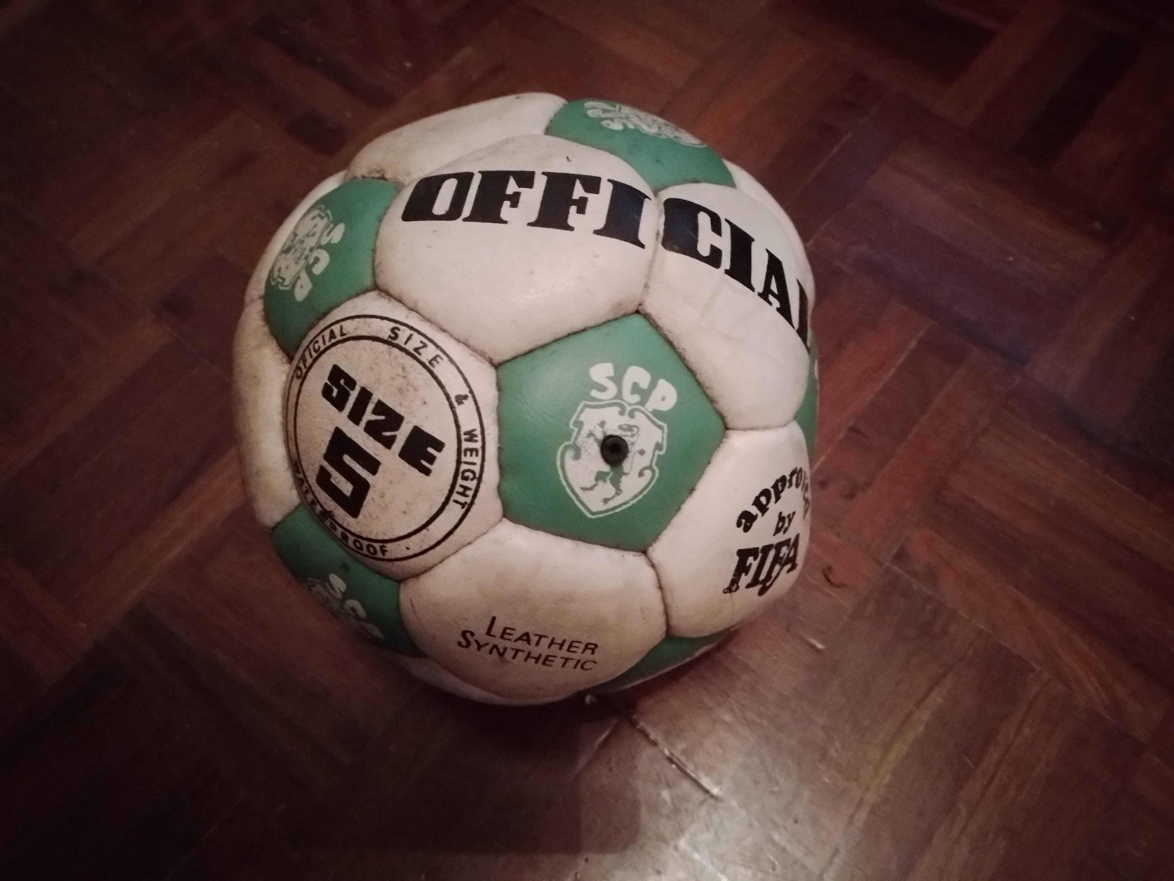 Bola futebol 1989 autografado/ porta 10 A