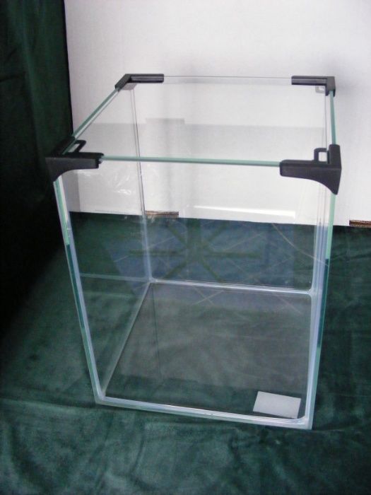 PROMOCJA Akwarium krewetkarium kostka 20x20x25 10l. + szyba nakrywowa