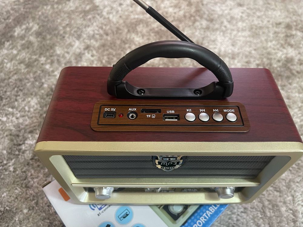 Rádio pilhas e Recarregavel, Novo