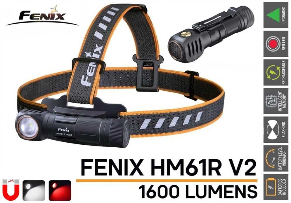 Налобный фонарь FENIX HM71R HM70R HM65R HM60R HM61R v2 HM50R v2 HM23