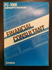 Financial konsulant FC - 1000 owners manual