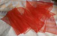 ОЛХ доставка Ткань прозрачный  капрон красный  большой шарф