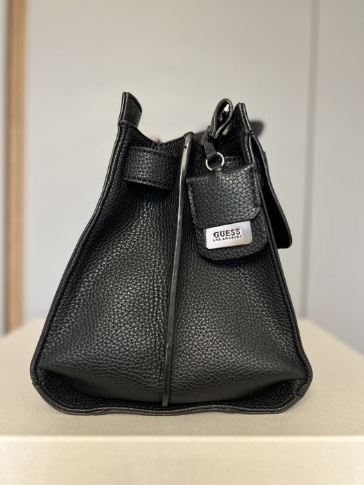 Guess - piękna klasyczna czarna torebka do ręki